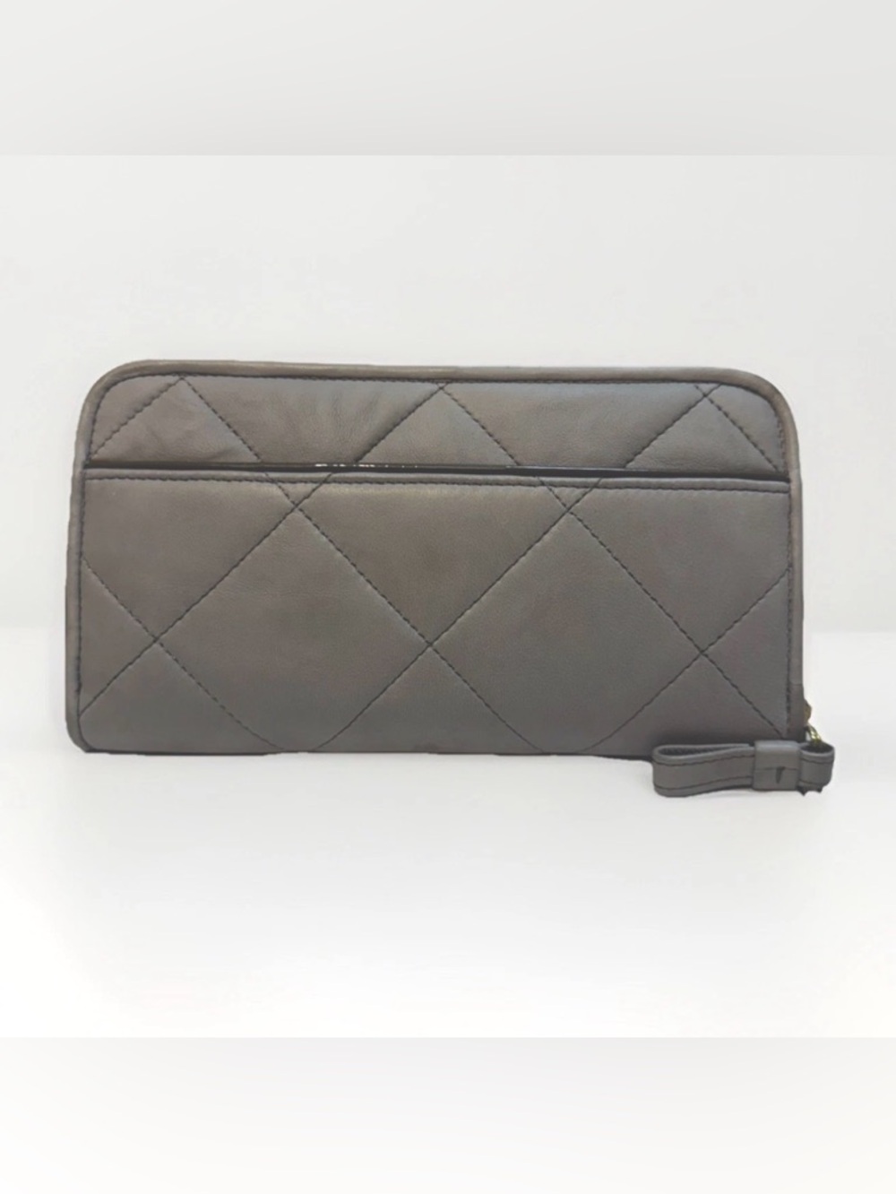 NWT $485 LANVIN Amalia Large Zip Around Continental Wallet Tan
Leather